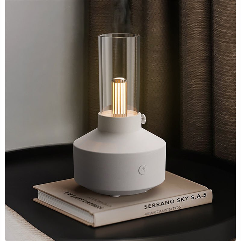 Aromatherapy Diffuser with Night Light - GlowMist-Black-Nora Luxe