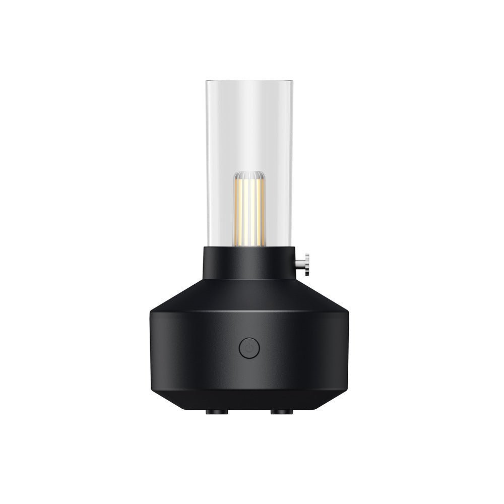 Aromatherapy Diffuser with Night Light - GlowMist-Black-Nora Luxe