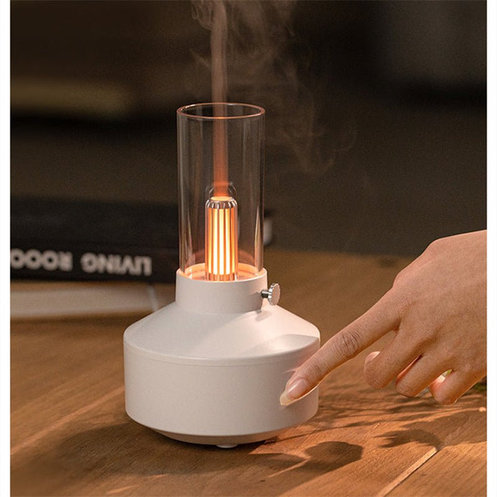 Aromatherapy Diffuser with Night Light - GlowMist-Black-Nora Luxe