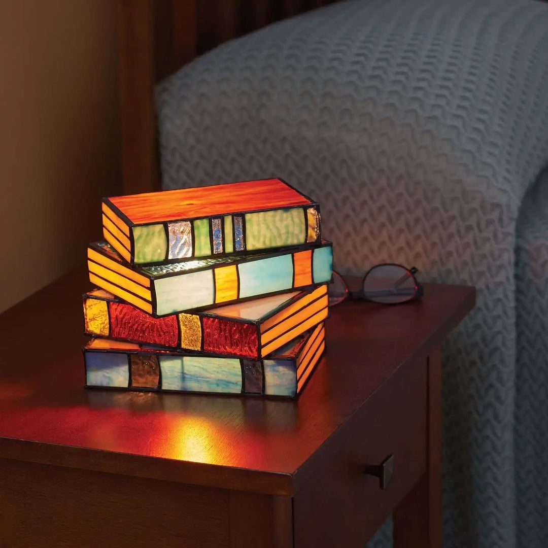 Artistic Coloured Book Lamp - IllumiBook-Nora Luxe