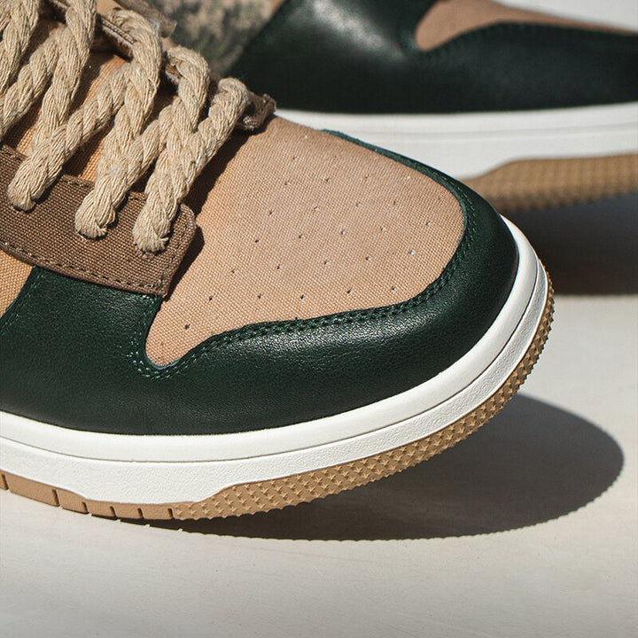 Artistic ladies and gentlemen's platform sneakers with wave design – Daiki-3-Nora Luxe