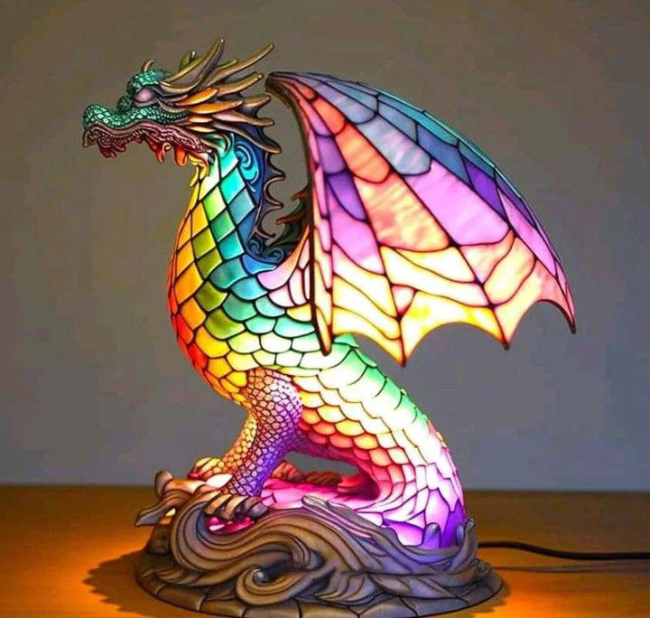 Artistic Lamp - VitraFauna-DRAGON-5.90 in-Nora Luxe