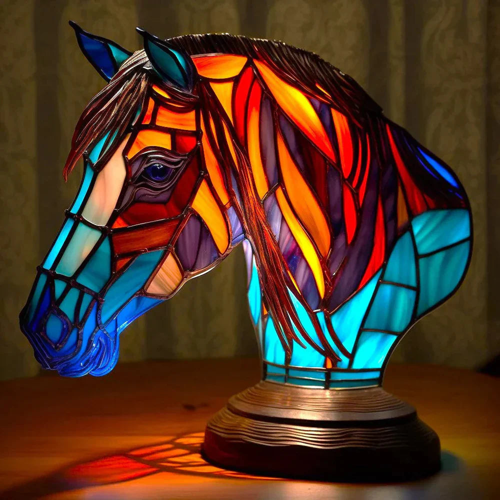 Artistic Lamp - VitraFauna-HORSE-5.90 in-Nora Luxe