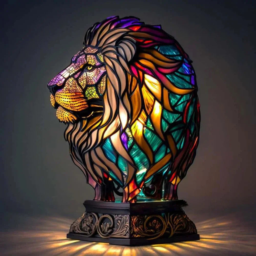 Artistic Lamp - VitraFauna-LION-5.90 in-Nora Luxe