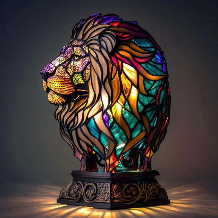 Artistic Lamp - VitraFauna-LION-5.90 in-Nora Luxe