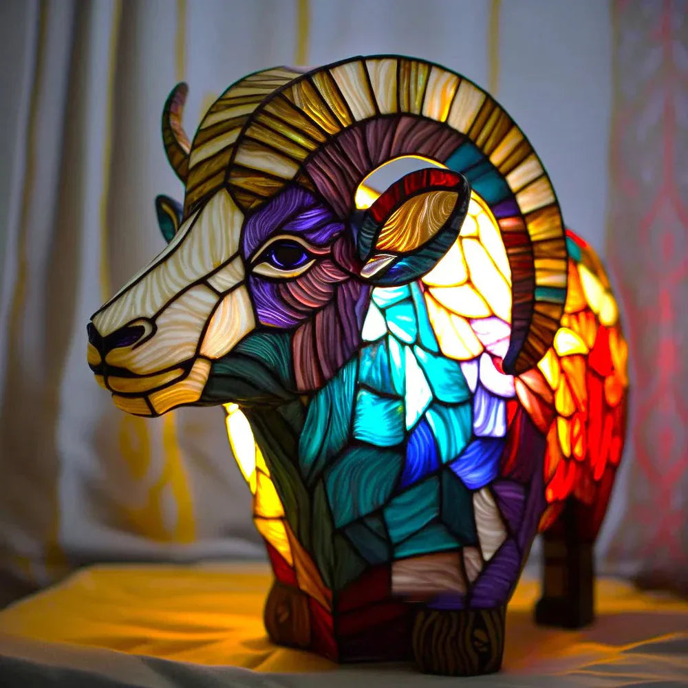 Artistic Lamp - VitraFauna-SHEEP-5.90 in-Nora Luxe