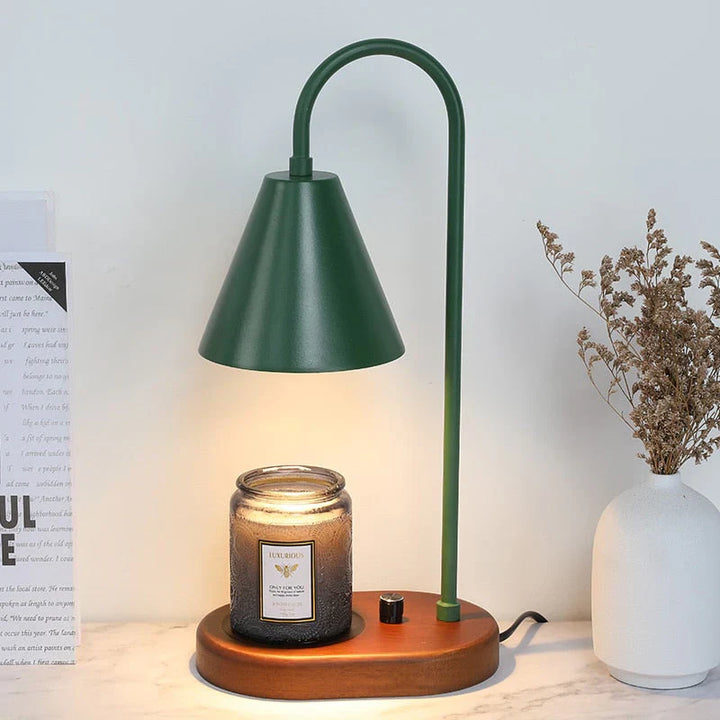 Atmospheric Candle Warmer for Magical Evenings - LumiFlare-White-Nora Luxe