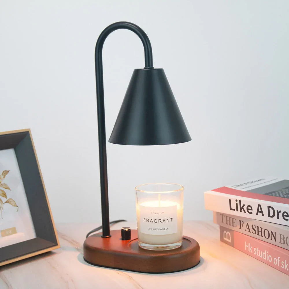 Atmospheric Candle Warmer for Magical Evenings - LumiFlare-White-Nora Luxe