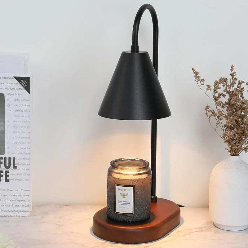 Atmospheric Candle Warmer for Magical Evenings - LumiFlare-White-Nora Luxe