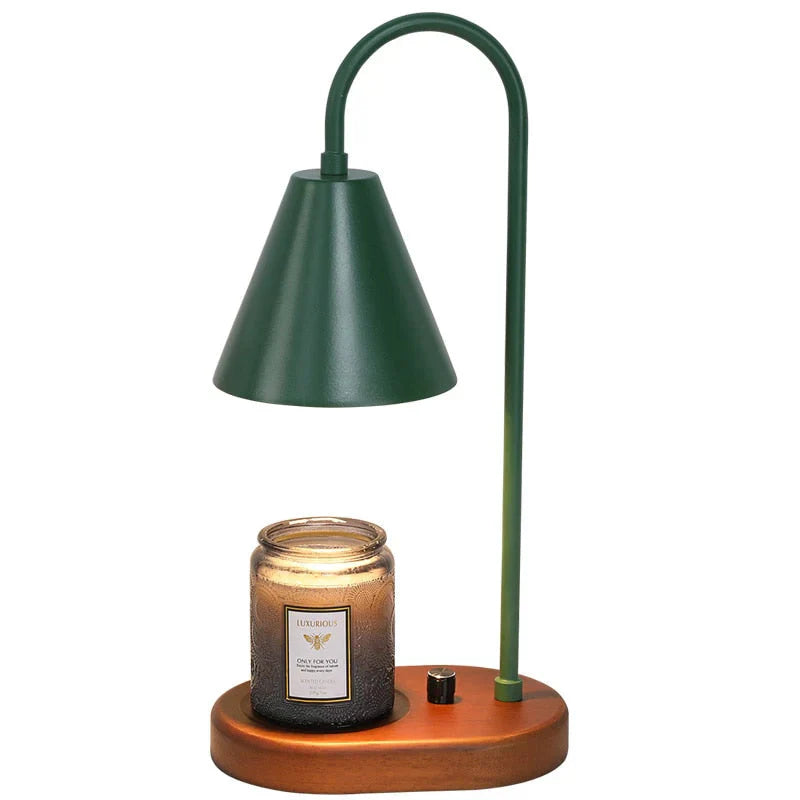 Atmospheric Candle Warmer for Magical Evenings - LumiFlare-White-Nora Luxe
