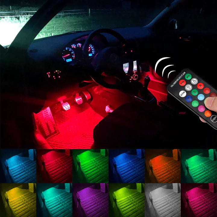 Atmospheric Car LED Lighting - GlowRide-2 pieces-Nora Luxe