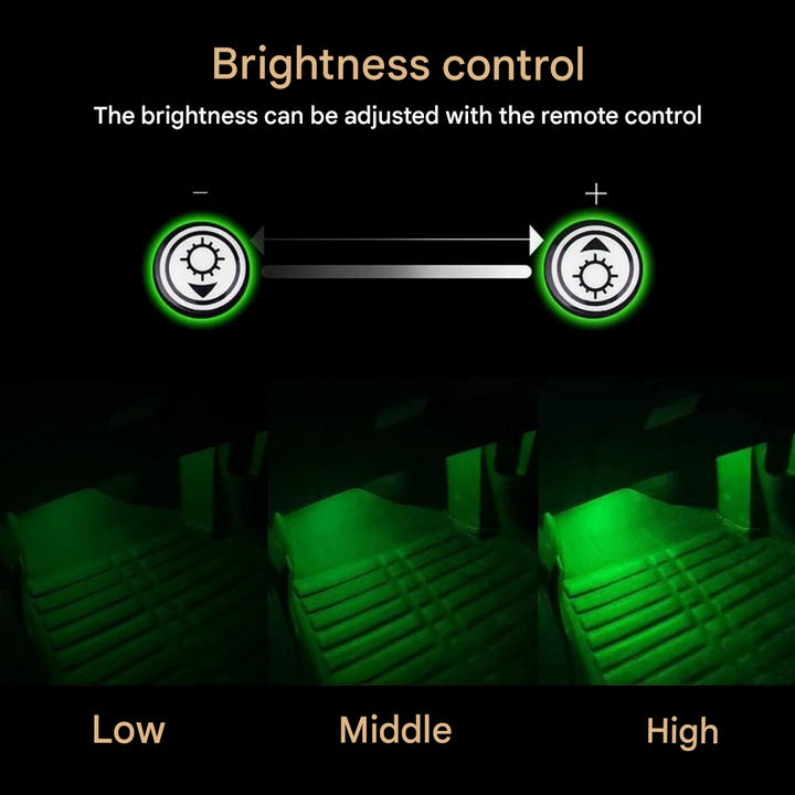 Atmospheric Car LED Lighting - GlowRide-2 pieces-Nora Luxe