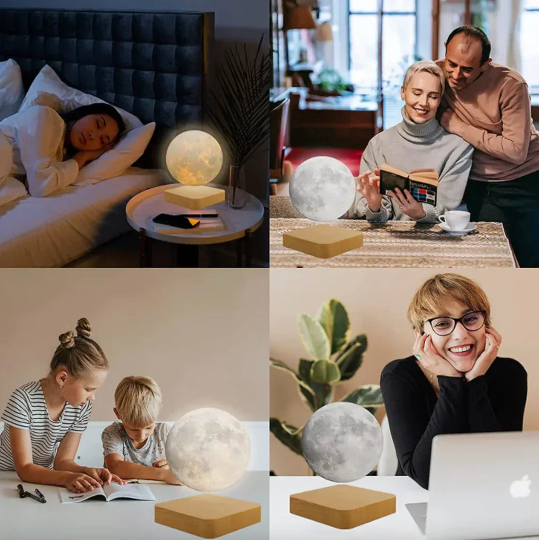 Atmospheric Floating Moon Lamp - LunaFloat-Nora Luxe