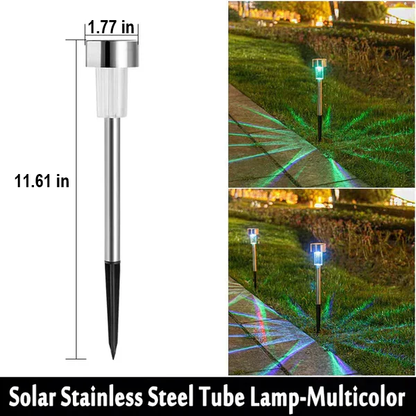 Atmospheric Garden Lighting on Solar Energy - SolarAura-Black Shell-Warm-1.77 inches x 11.61 inches-Nora Luxe