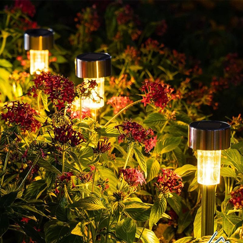Atmospheric Garden Lighting on Solar Energy - SolarAura-Black Shell-Warm-1.77 inches x 11.61 inches-Nora Luxe