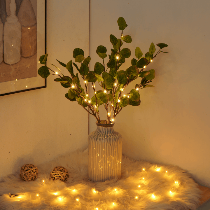 Atmospheric LED Branch for a Magical Touch - GlowBranch-Olive branch-Nora Luxe