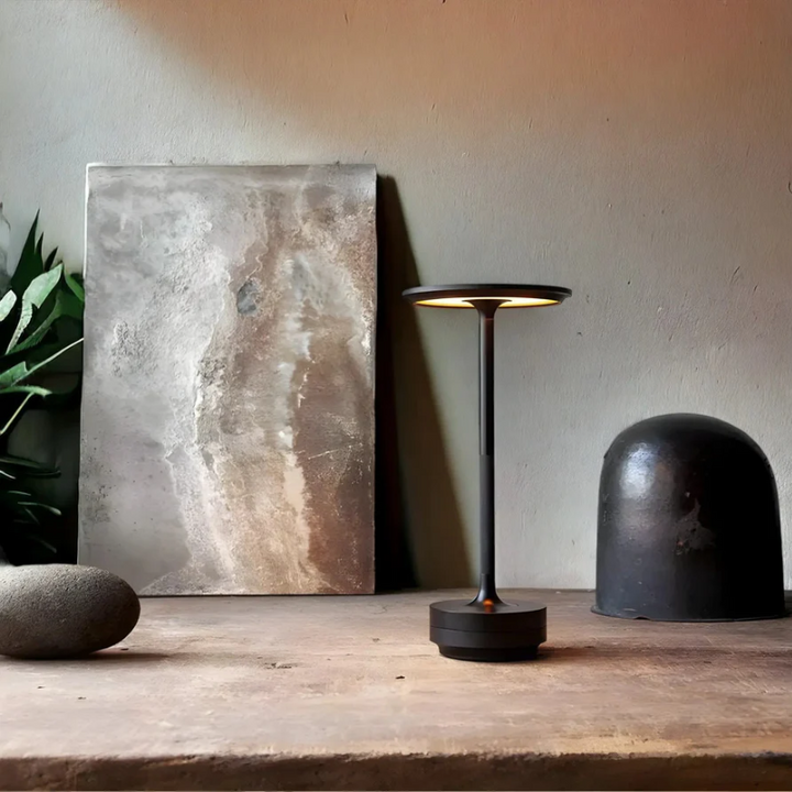 Atmospheric Luxury Table Lamp - LumoVibe-Black-Nora Luxe