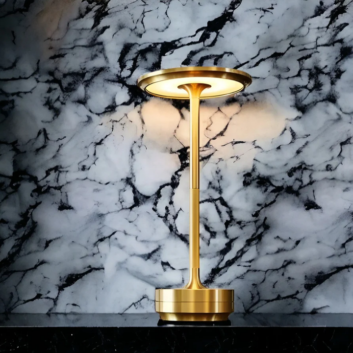 Atmospheric Luxury Table Lamp - LumoVibe-Gold-Nora Luxe