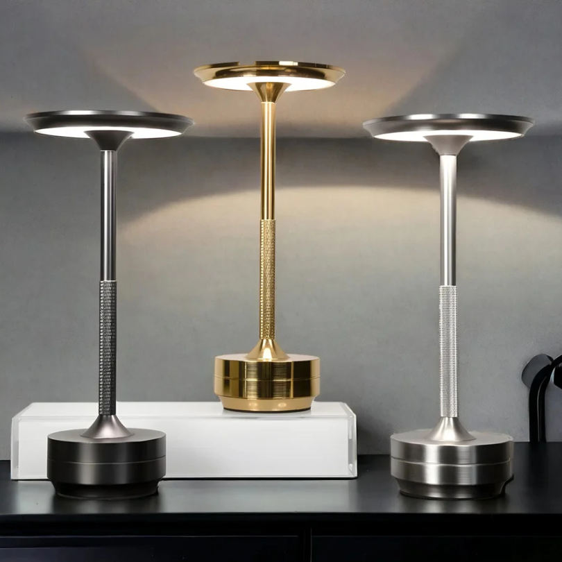 Atmospheric Luxury Table Lamp - LumoVibe-Gold-Nora Luxe