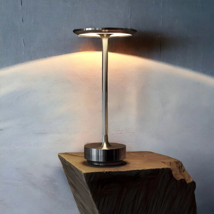 Atmospheric Luxury Table Lamp - LumoVibe-Gray-Nora Luxe