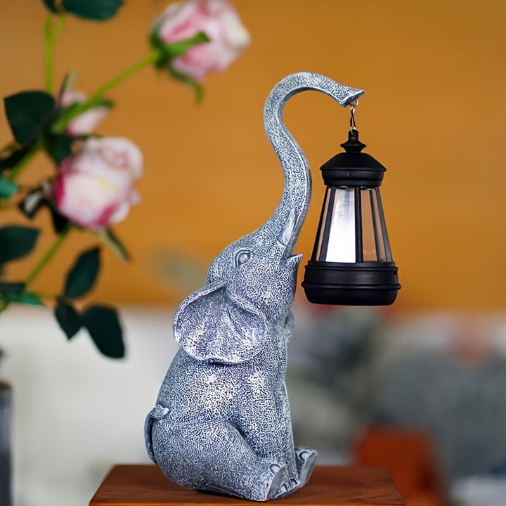 Atmospheric Solar Lamp for the Garden - Elephant Glow-Nora Luxe