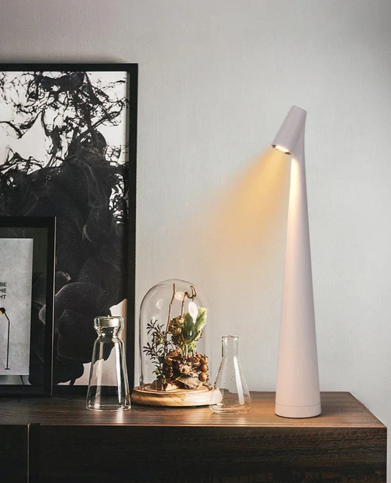 Atmospheric Wireless Table Lamp - LunaLite-Black-13.78 inches-Nora Luxe