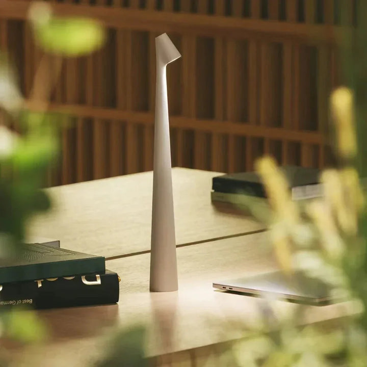 Atmospheric Wireless Table Lamp - LunaLite-Black-13.78 inches-Nora Luxe