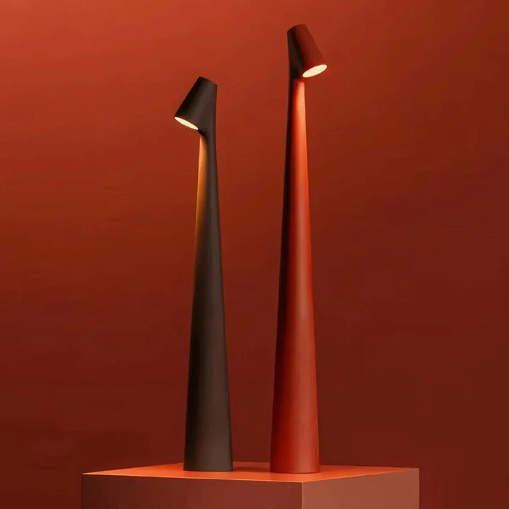 Atmospheric Wireless Table Lamp - LunaLite-Black-13.78 inches-Nora Luxe