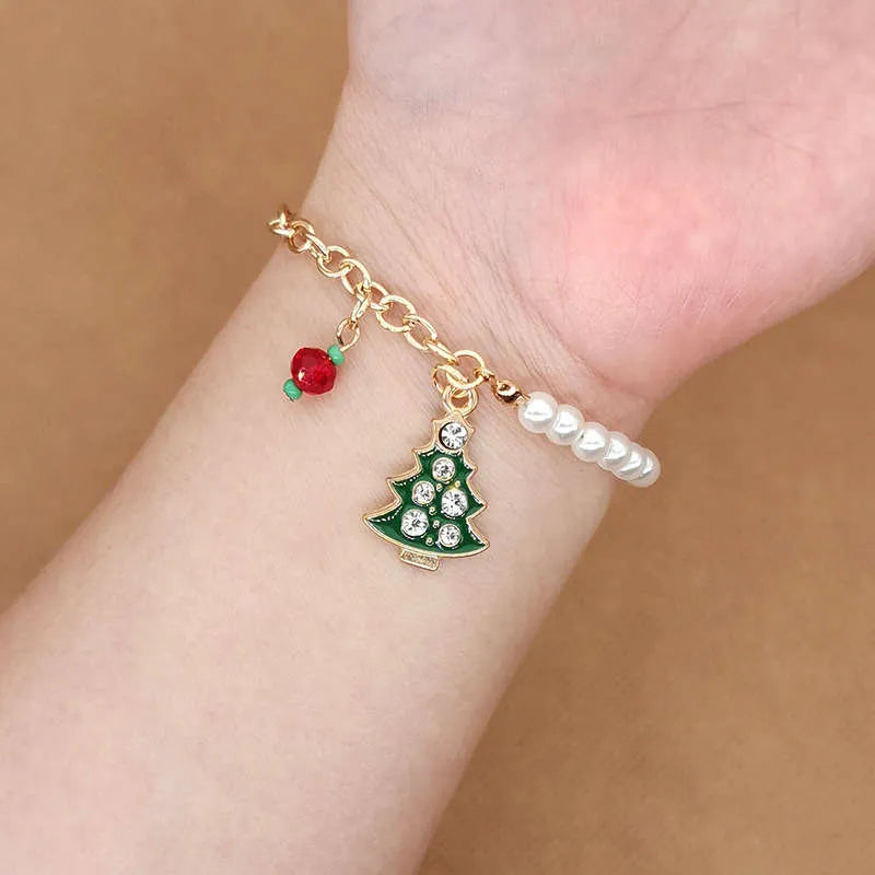 Australian Christmas Charm Bracelet | Festive Jewelry for Women-CHRISTMAS TREE-Nora Luxe