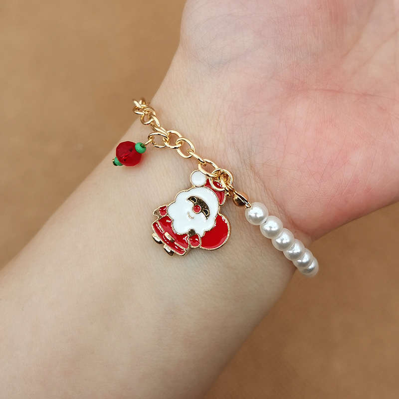 Australian Christmas Charm Bracelet | Festive Jewelry for Women-SANTA CLAUS 1-Nora Luxe