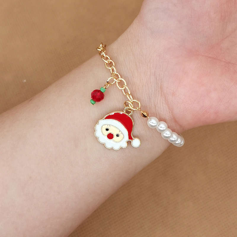 Australian Christmas Charm Bracelet | Festive Jewelry for Women-SANTA CLAUS-Nora Luxe