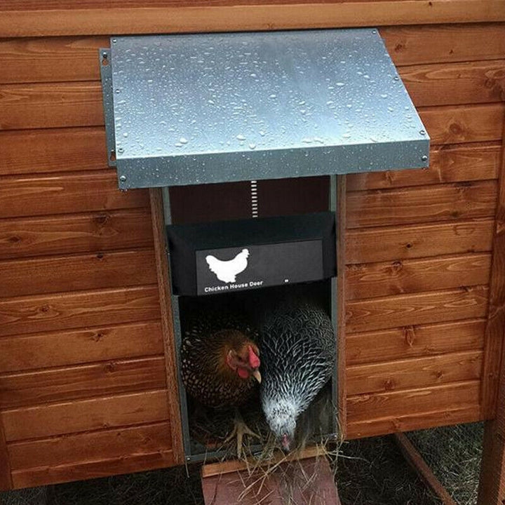 Automatic Chicken Coop Door System - SafeCoop-Brown-Nora Luxe