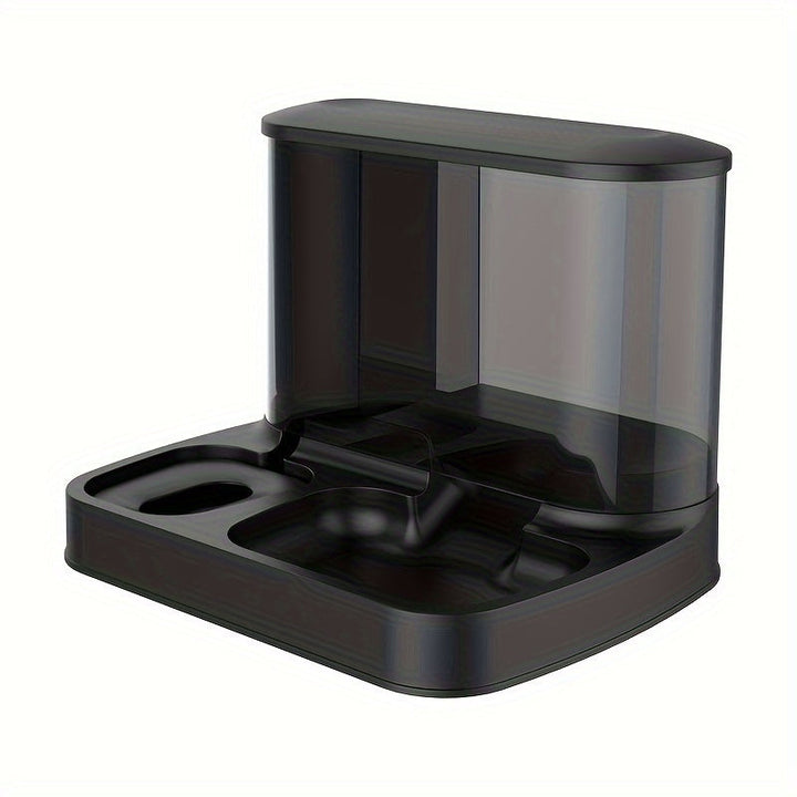 Automatic Food and Water Feeder - EasyFeed Duo-Black-Nora Luxe