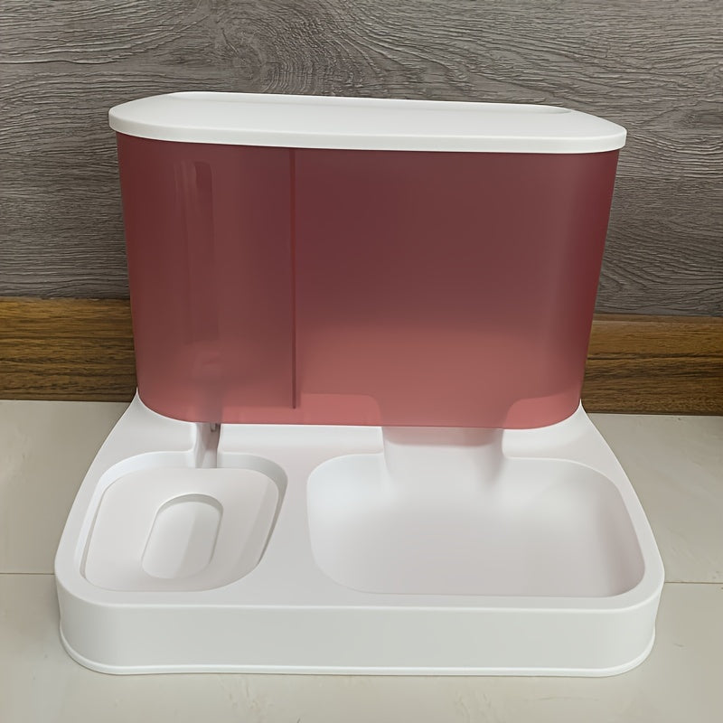 Automatic Food and Water Feeder - EasyFeed Duo-Pink-Nora Luxe