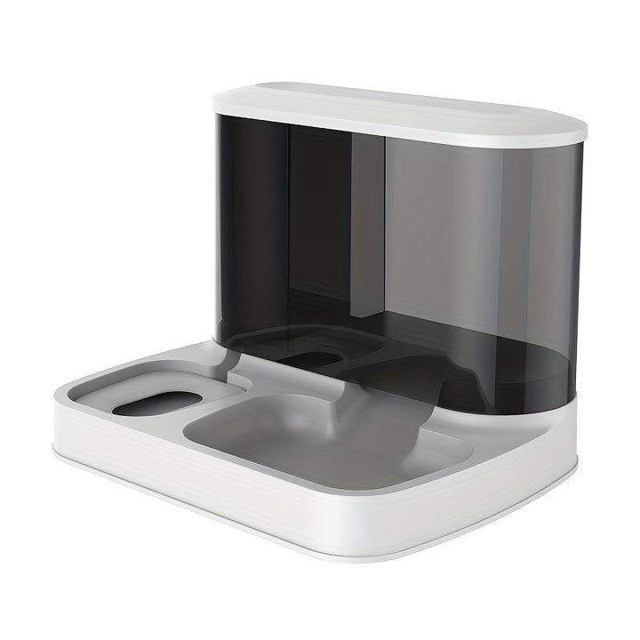 Automatic Food and Water Feeder - EasyFeed Duo-White-Nora Luxe