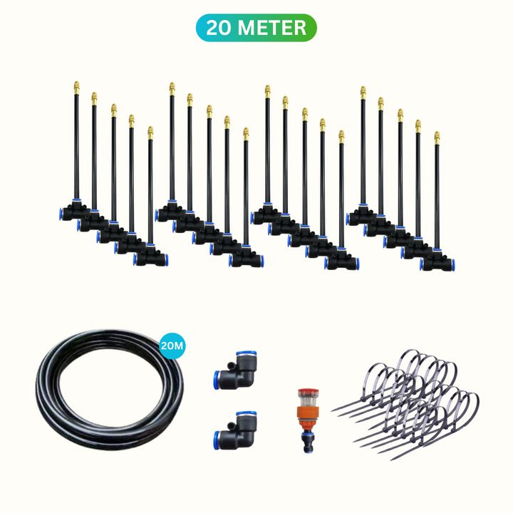 Automatic Irrigation System - AquaBloom-20 stone + 20 meter hose = 787.40 inches-Nora Luxe