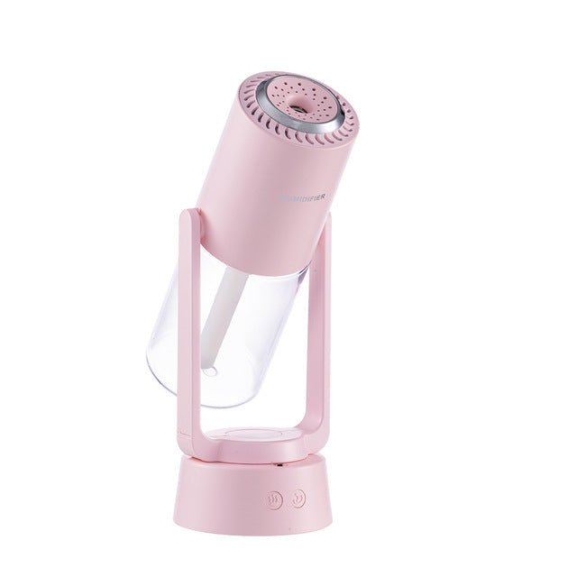 Automatic Rotating Humidifier - AquaSpin-Pink-Nora Luxe
