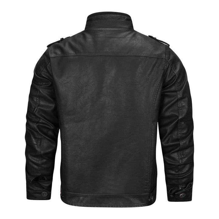 Avan - Stylish Leather Jacket for Men-S-Nora Luxe