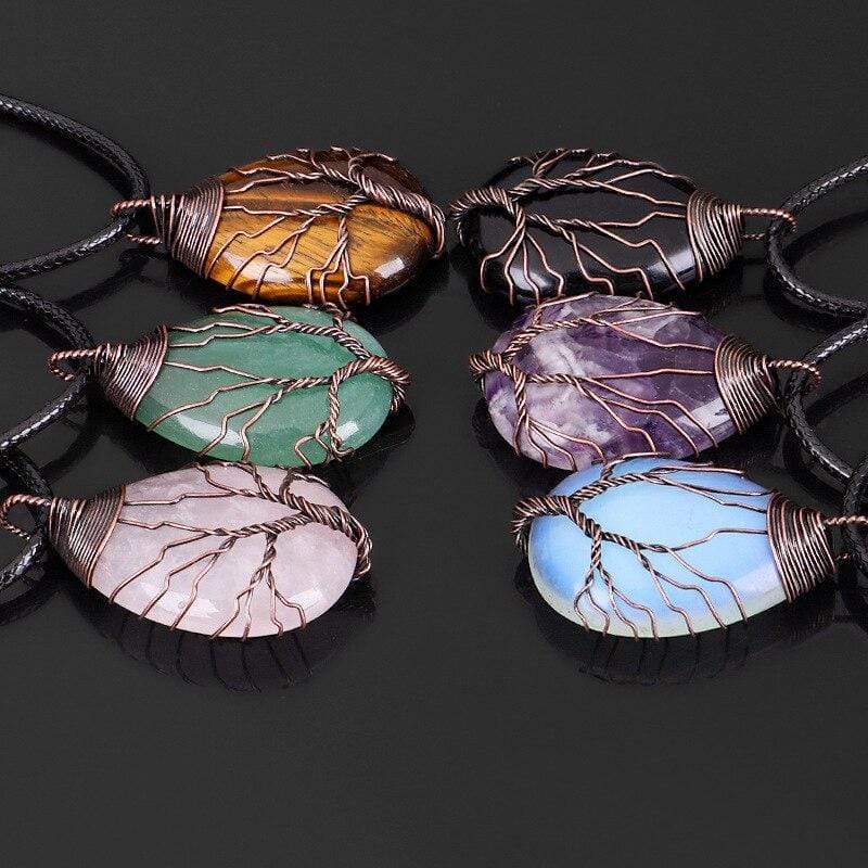 Aventurine Drop Necklace - Velarien-Nora Luxe