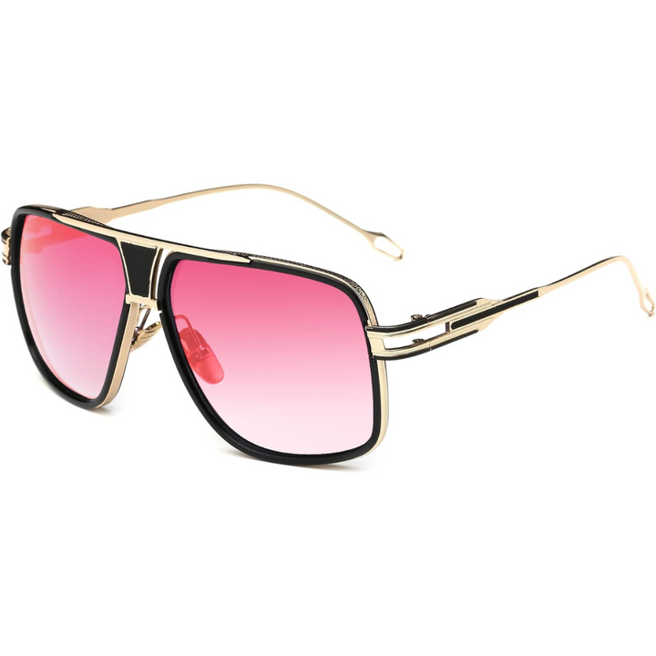 Aviator Sunglasses for Men – Jimmy-Gold & Pink-Nora Luxe