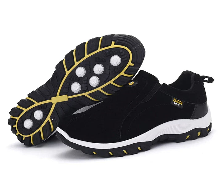 Axel Comfort Walkers | Supportive Walking Footwear-5-Black-Nora Luxe