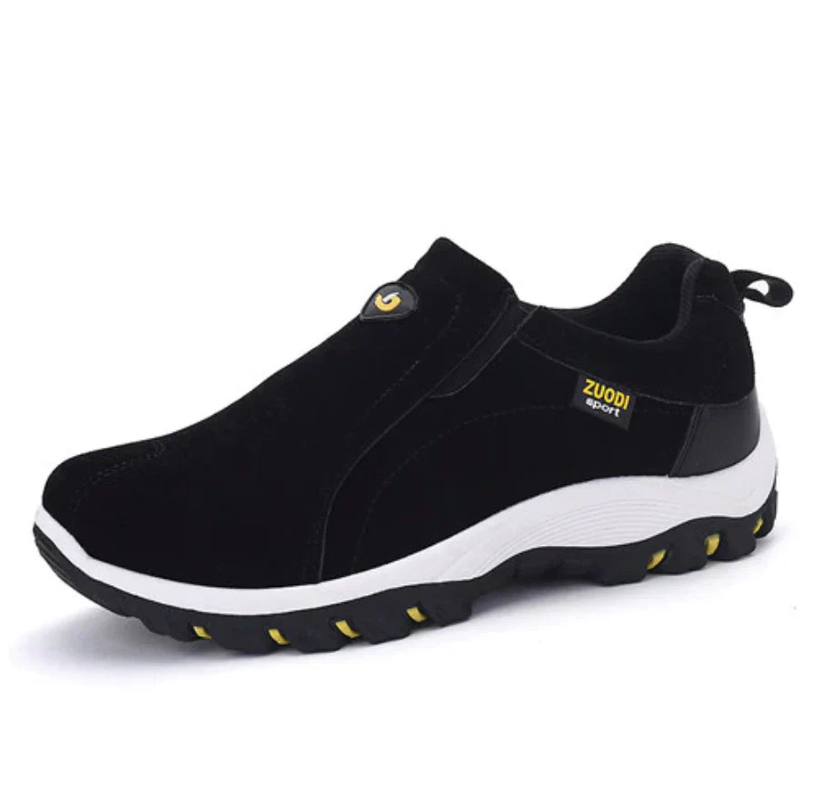 Axel Comfort Walkers | Supportive Walking Footwear-5-Black-Nora Luxe