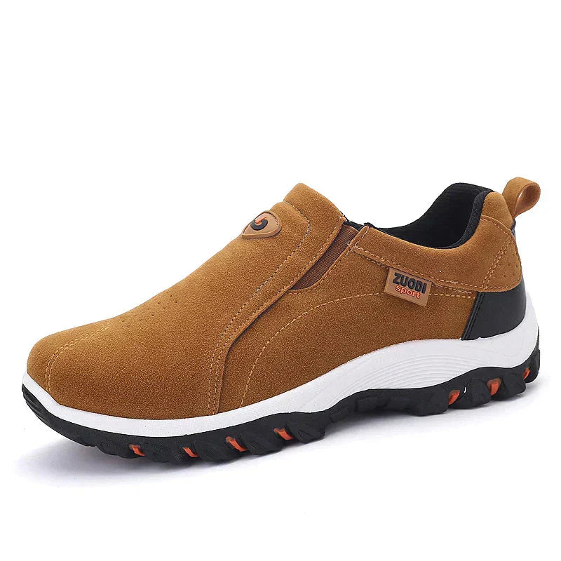 Axel Comfort Walkers | Supportive Walking Footwear-5-Brown-Nora Luxe