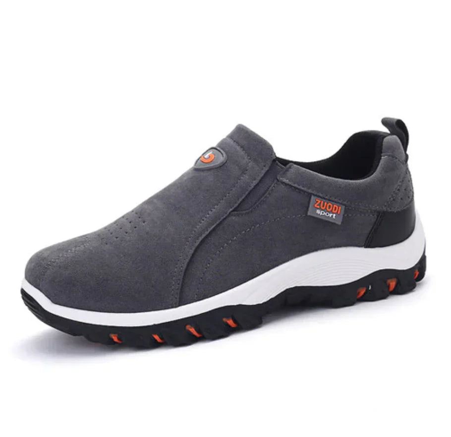 Axel Comfort Walkers | Supportive Walking Footwear-5-Gray-Nora Luxe