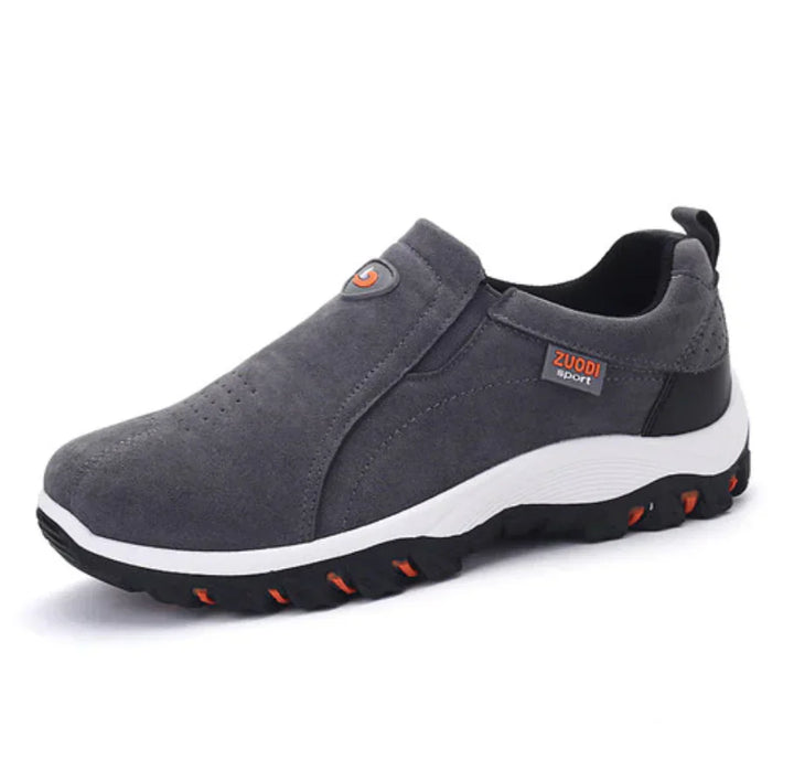 Axel Comfort Walkers | Supportive Walking Footwear-5-Gray-Nora Luxe