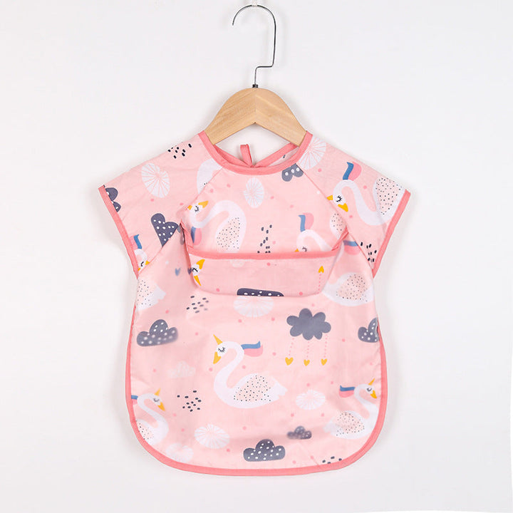 Baby apron with pockets for art and food-G-0-3 years old-Nora Luxe