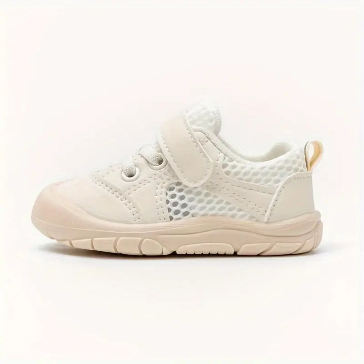 Baby Barefoot Sneakers - FlexiToes-Beige-0 - 0.5-Nora Luxe