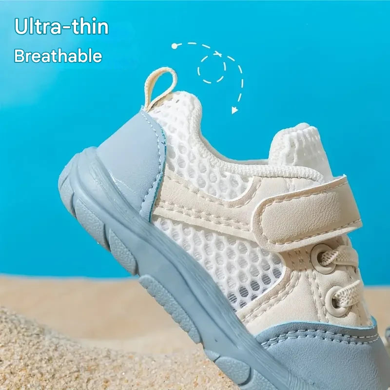Baby Barefoot Sneakers - FlexiToes-Blue-0 - 0.5-Nora Luxe