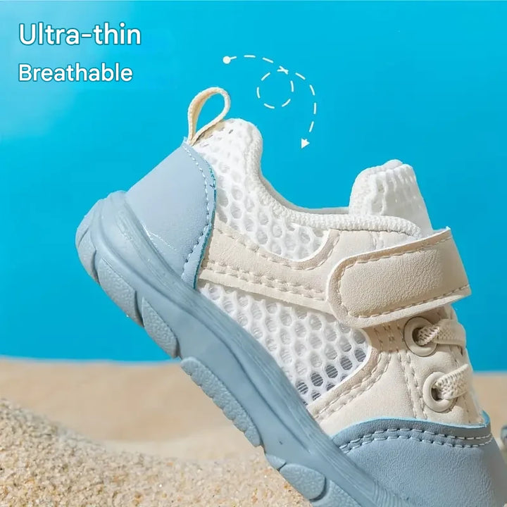 Baby Barefoot Sneakers - FlexiToes-Blue-0 - 0.5-Nora Luxe