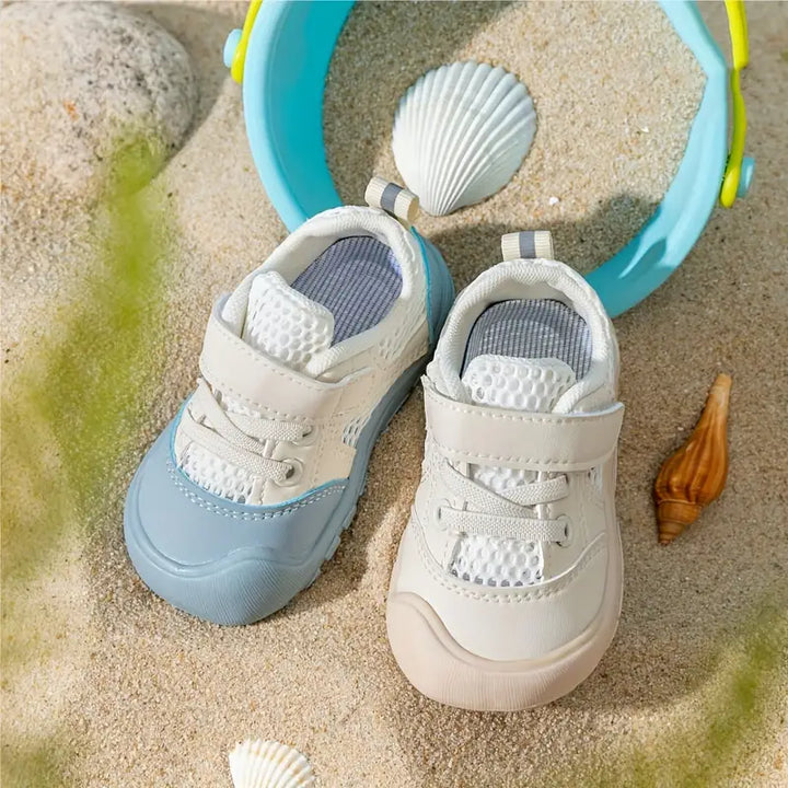 Baby Barefoot Sneakers - FlexiToes-Blue-0 - 0.5-Nora Luxe
